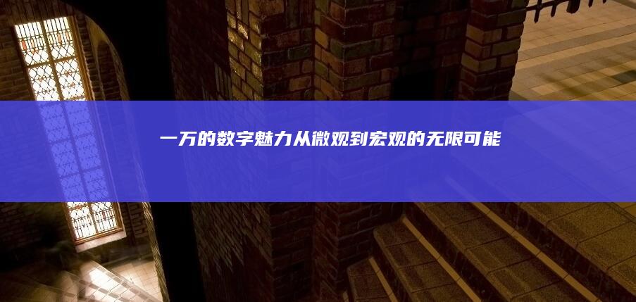 一万的数字魅力：从微观到宏观的无限可能